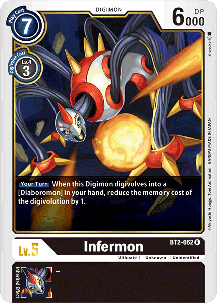 Infermon [BT2-062] [Release Special Booster Ver.1.0] | Card Merchant Takapuna