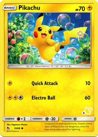 Pikachu (19/68) (Pikachu Stamp #2) [Battle Academy 2020] | Card Merchant Takapuna