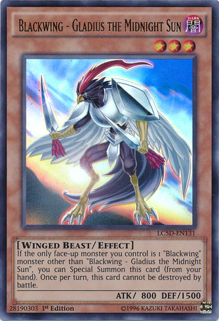 Blackwing - Gladius the Midnight Sun [LC5D-EN131] Ultra Rare | Card Merchant Takapuna