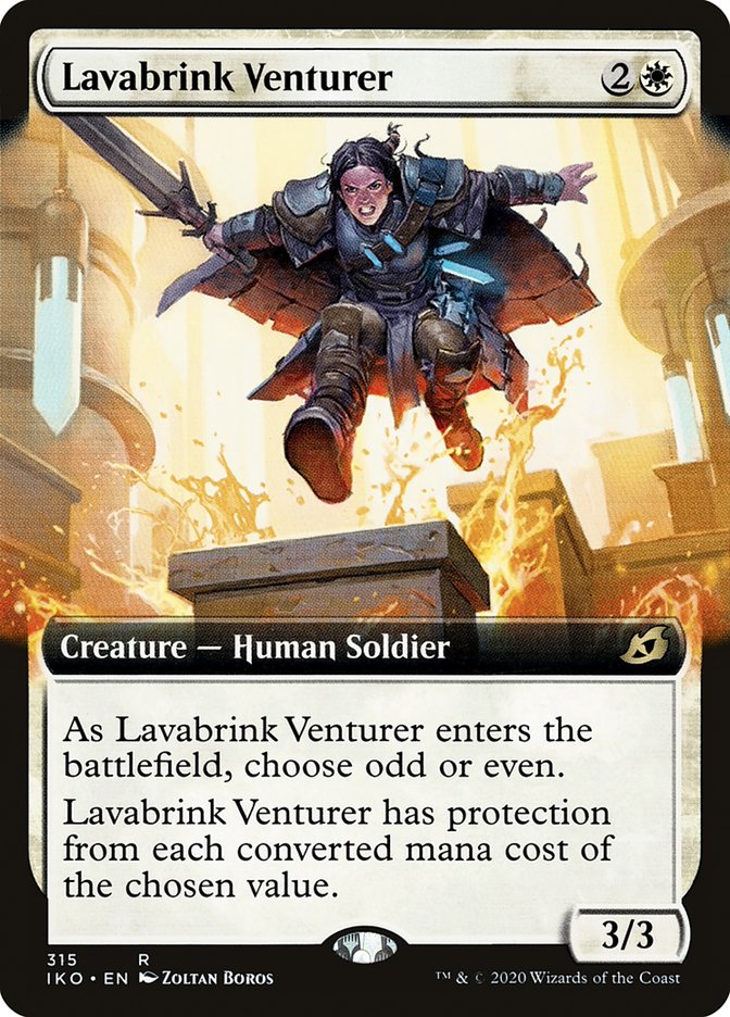 Lavabrink Venturer (Extended Art) [Ikoria: Lair of Behemoths] | Card Merchant Takapuna