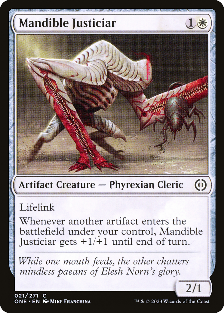 Mandible Justiciar [Phyrexia: All Will Be One] | Card Merchant Takapuna