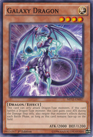 Galaxy Dragon [MP15-EN057] Common | Card Merchant Takapuna