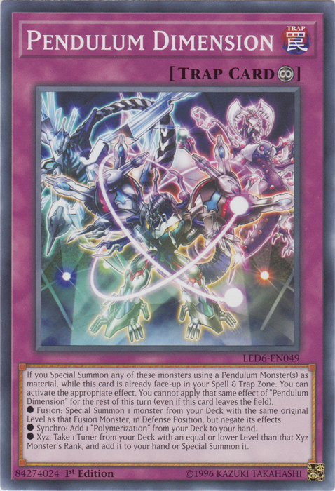 Pendulum Dimension [LED6-EN049] Common | Card Merchant Takapuna