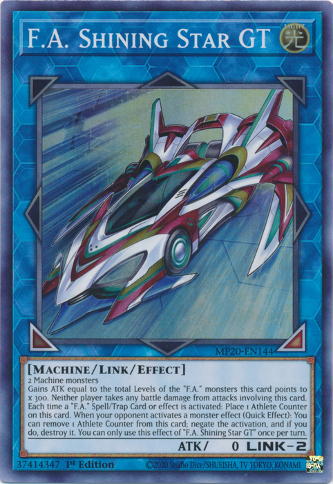 F.A. Shining Star GT [MP20-EN144] Super Rare | Card Merchant Takapuna