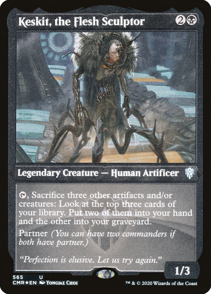 Keskit, the Flesh Sculptor (Etched) [Commander Legends] | Card Merchant Takapuna