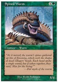 Spined Wurm [Starter 2000] | Card Merchant Takapuna