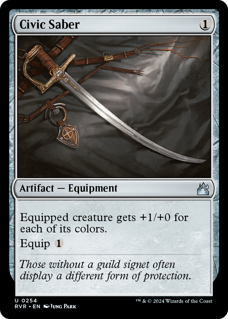 Civic Saber [Ravnica Remastered] | Card Merchant Takapuna