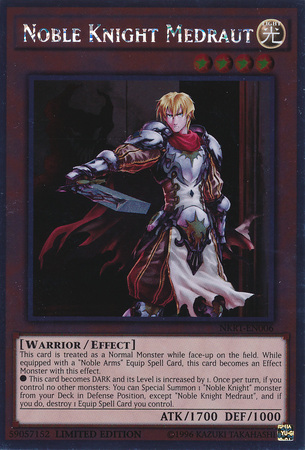 Noble Knight Medraut [NKRT-EN006] Platinum Rare | Card Merchant Takapuna