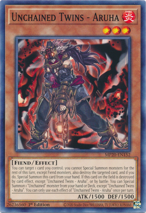 Unchained Twins - Aruha [MP20-EN152] Common | Card Merchant Takapuna