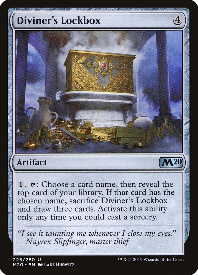 Diviner's Lockbox [Core Set 2020] | Card Merchant Takapuna