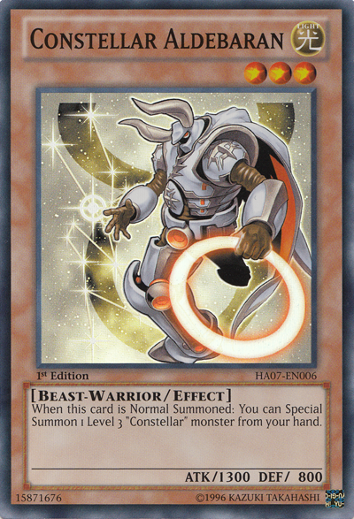 Constellar Aldebaran [HA07-EN006] Super Rare | Card Merchant Takapuna