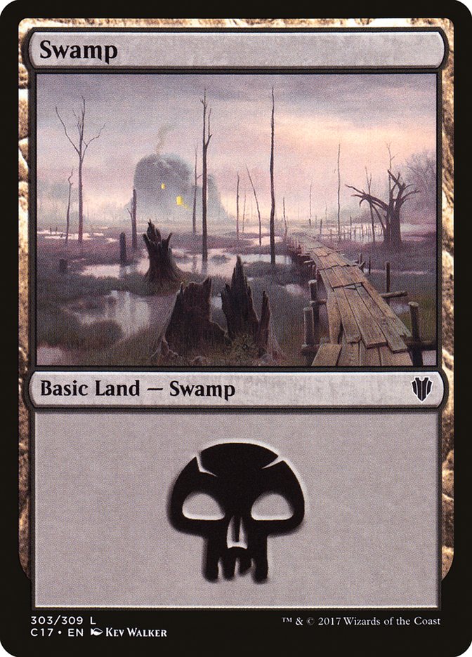 Swamp (303) [Commander 2017] | Card Merchant Takapuna