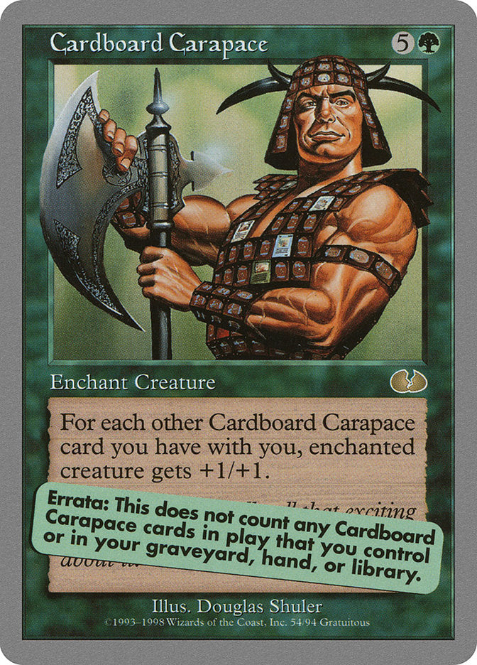 Cardboard Carapace [Unglued] | Card Merchant Takapuna