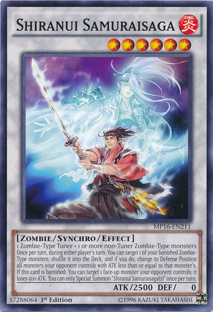 Shiranui Samuraisaga [MP16-EN211] Common | Card Merchant Takapuna