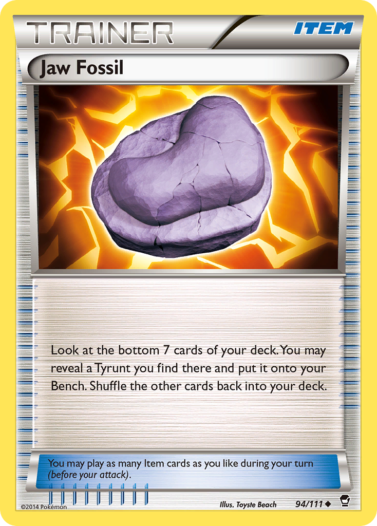 Jaw Fossil (94/111) [XY: Furious Fists] | Card Merchant Takapuna