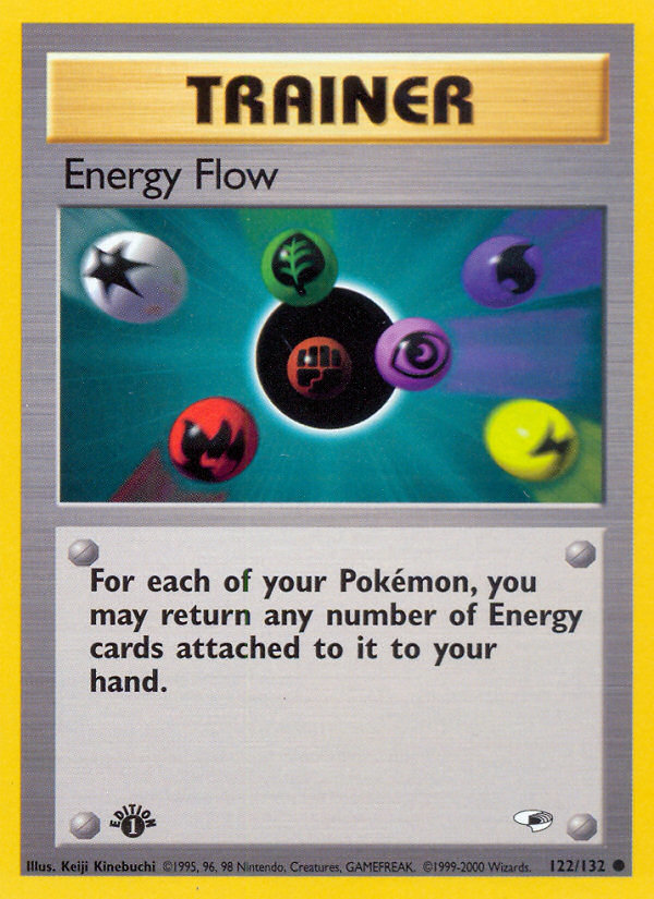 Energy Flow (122/132) [Gym Heroes 1st Edition] | Card Merchant Takapuna