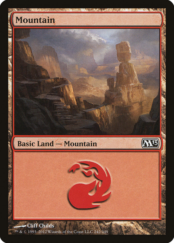 Mountain (242) [Magic 2013] | Card Merchant Takapuna