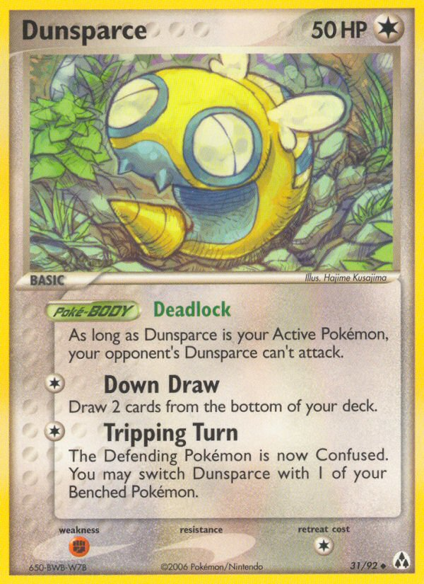 Dunsparce (31/92) [EX: Legend Maker] | Card Merchant Takapuna