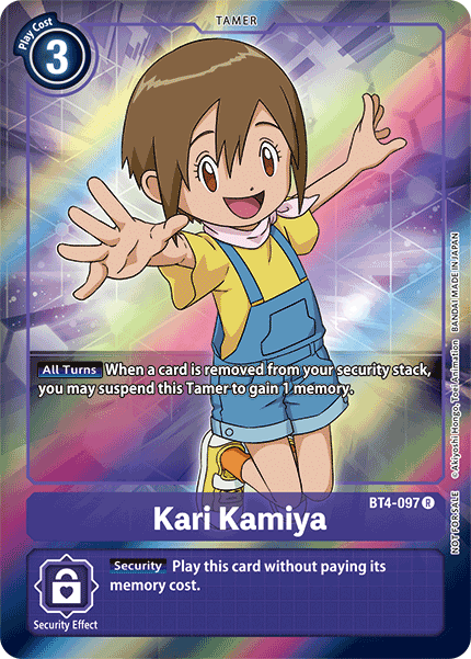 Kari Kamiya [BT4-097] (Buy-A-Box Promo) [Great Legend Promos] | Card Merchant Takapuna