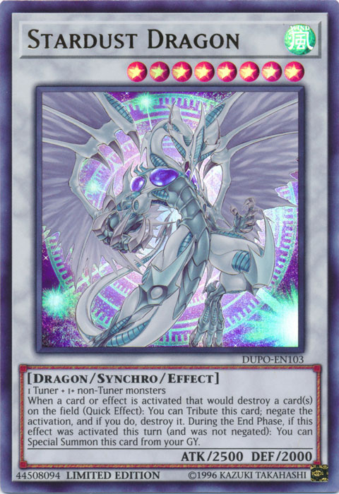 Stardust Dragon [DUPO-EN103] Ultra Rare | Card Merchant Takapuna