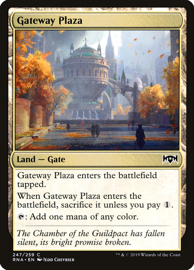 Gateway Plaza [Ravnica Allegiance] | Card Merchant Takapuna