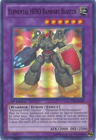 Elemental HERO Rampart Blaster [LCGX-EN047] Super Rare | Card Merchant Takapuna