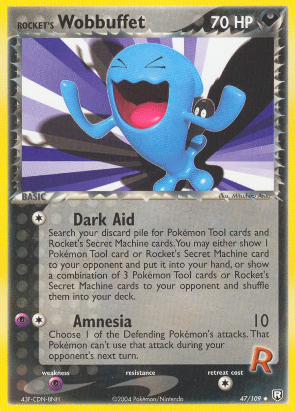 Rocket's Wobbuffet (47/109) [EX: Team Rocket Returns] | Card Merchant Takapuna