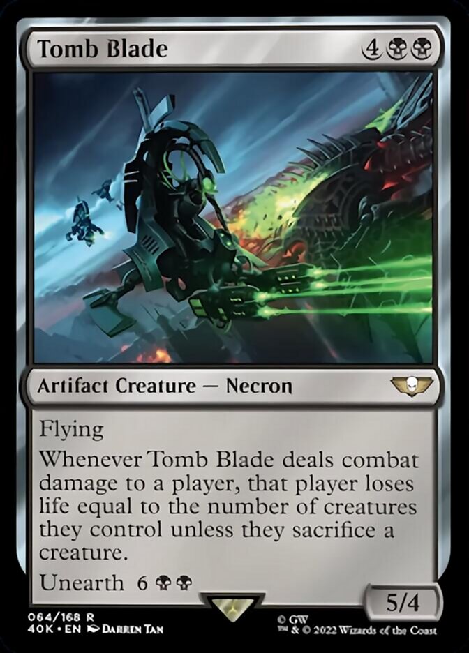 Tomb Blade (Surge Foil) [Warhammer 40,000] | Card Merchant Takapuna