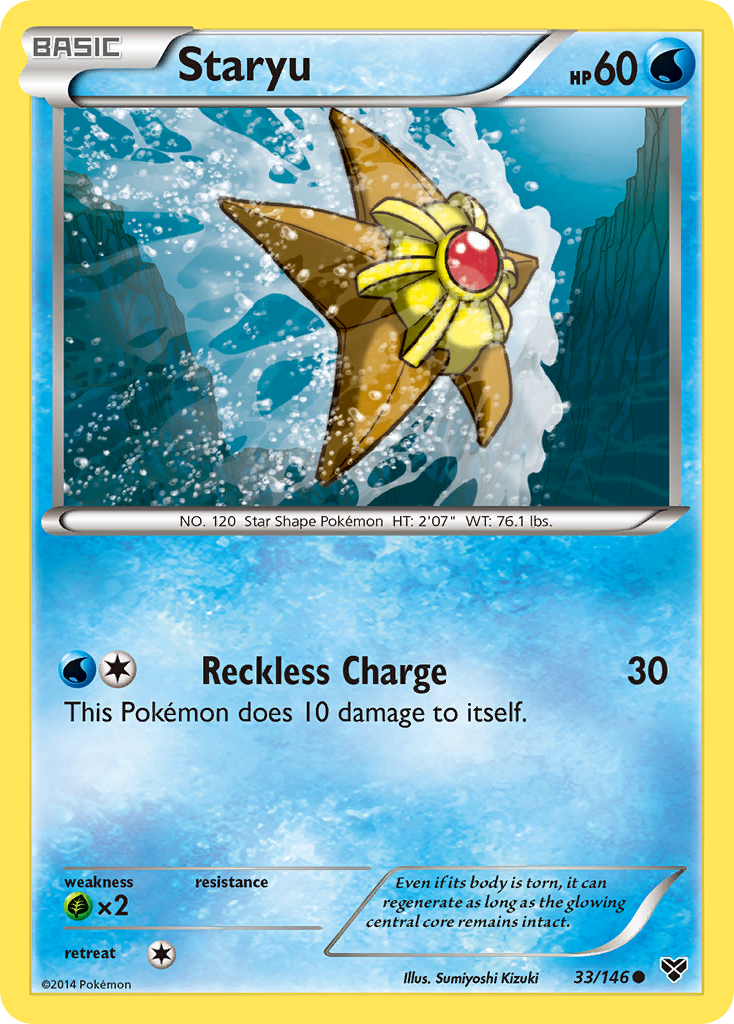 Staryu (33/146) [XY: Base Set] | Card Merchant Takapuna