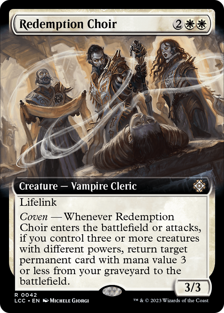 Redemption Choir (Extended Art) [The Lost Caverns of Ixalan Commander] | Card Merchant Takapuna