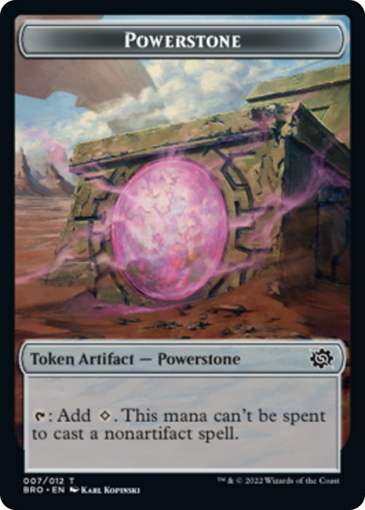 Powerstone Token [The Brothers' War Tokens] | Card Merchant Takapuna