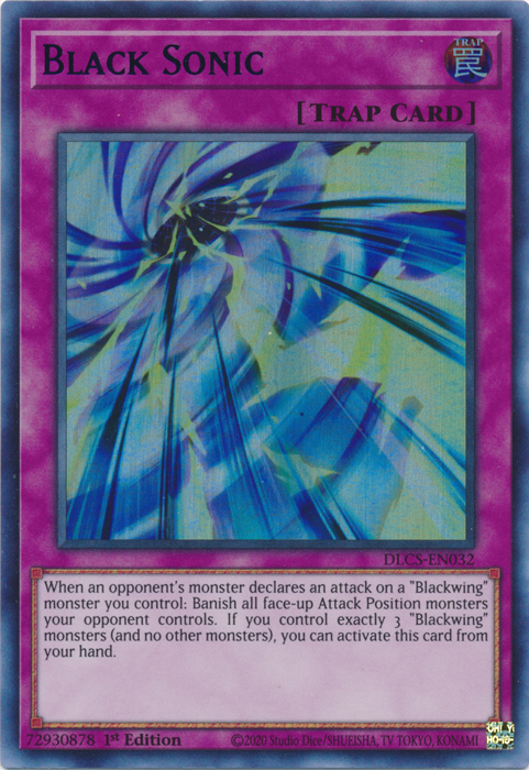 Black Sonic (Blue) [DLCS-EN032] Ultra Rare | Card Merchant Takapuna