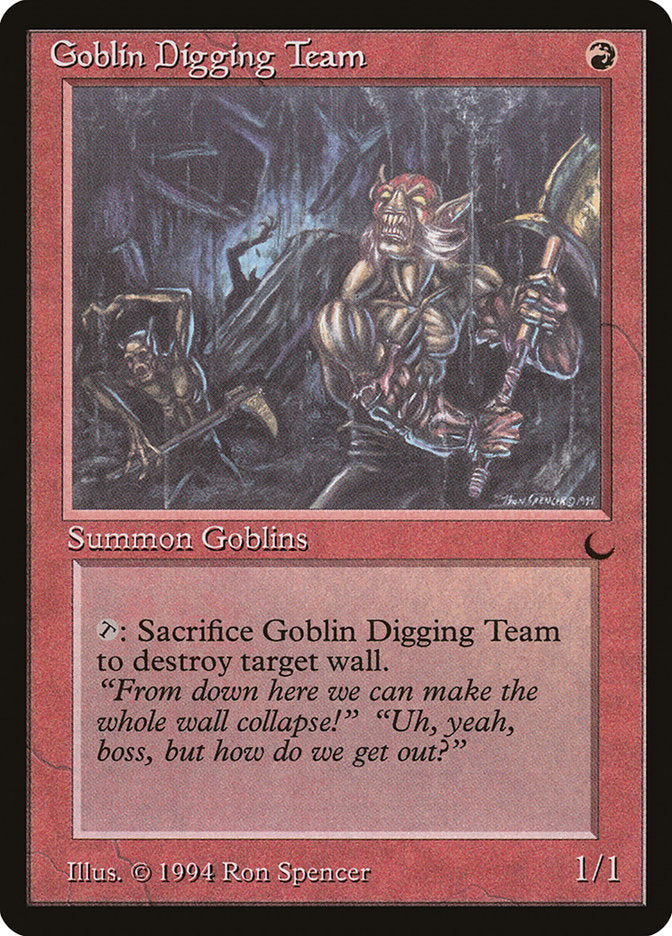 Goblin Digging Team [The Dark] | Card Merchant Takapuna