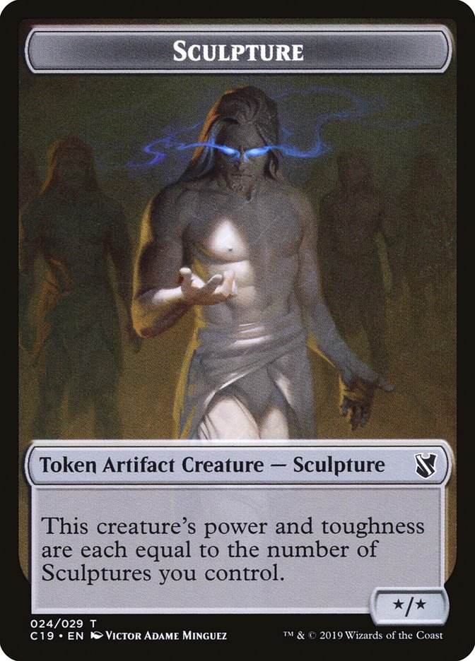 Sculpture Token [Commander 2019 Tokens] | Card Merchant Takapuna