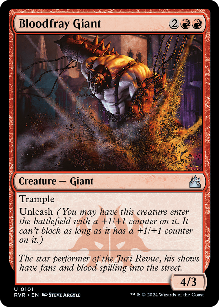 Bloodfray Giant [Ravnica Remastered] | Card Merchant Takapuna