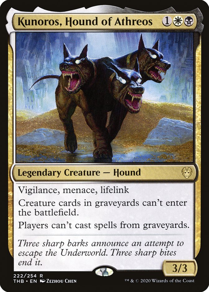 Kunoros, Hound of Athreos [Theros Beyond Death] | Card Merchant Takapuna