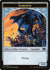 Gargoyle // Elf Warrior Double-Sided Token [Commander 2014 Tokens] | Card Merchant Takapuna