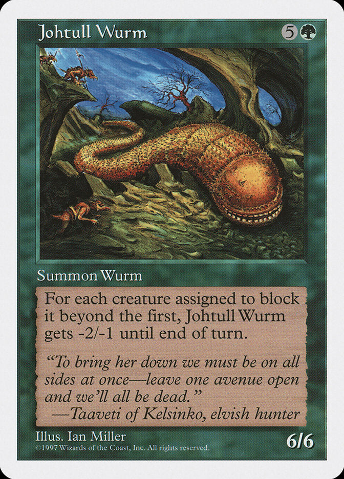 Johtull Wurm [Fifth Edition] | Card Merchant Takapuna