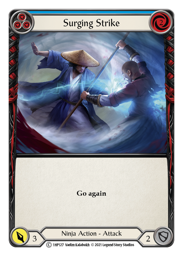 Surging Strike (Blue) [1HP127] (History Pack 1) | Card Merchant Takapuna