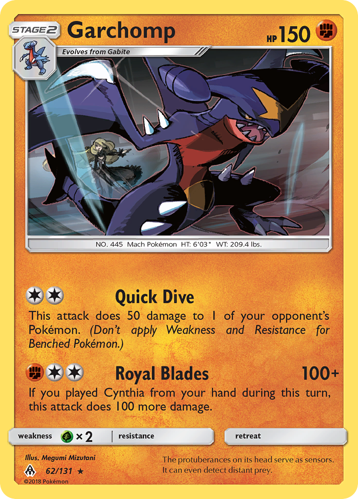 Garchomp (62/131) [Sun & Moon: Forbidden Light] | Card Merchant Takapuna