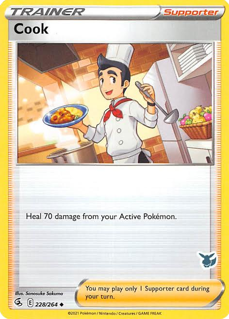 Cook (228/264) (Eevee Deck) [Battle Academy 2022] | Card Merchant Takapuna