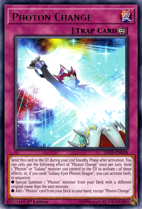 Photon Change [LED3-EN038] Rare | Card Merchant Takapuna