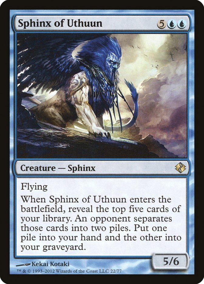 Sphinx of Uthuun [Duel Decks: Venser vs. Koth] | Card Merchant Takapuna