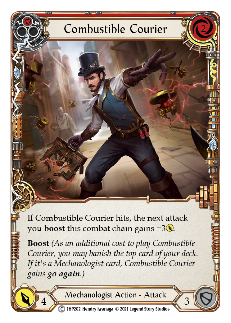 Combustible Courier (Red) [1HP202] (History Pack 1) | Card Merchant Takapuna