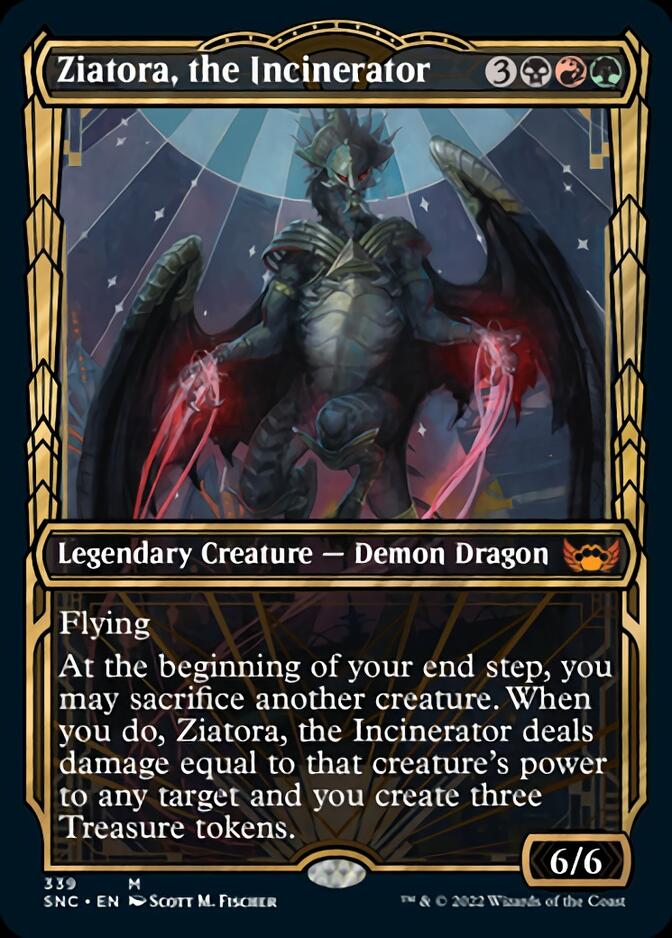 Ziatora, the Incinerator (Showcase Golden Age) [Streets of New Capenna] | Card Merchant Takapuna