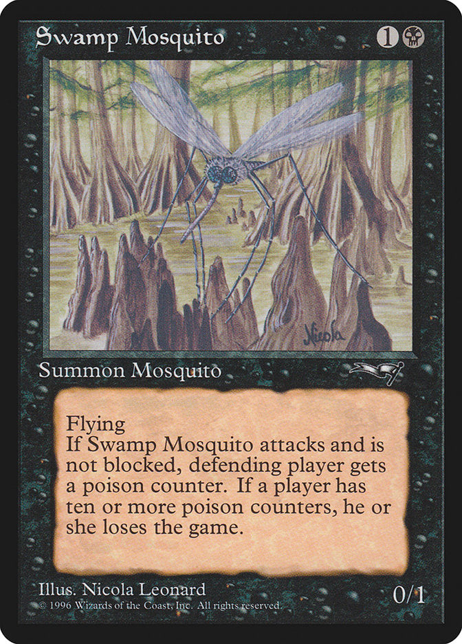 Swamp Mosquito (Facing Forward) [Alliances] | Card Merchant Takapuna