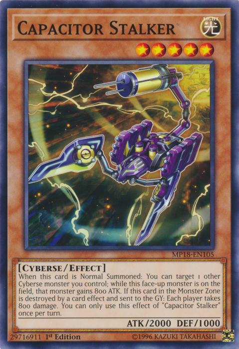 Capacitor Stalker [MP18-EN105] Common | Card Merchant Takapuna