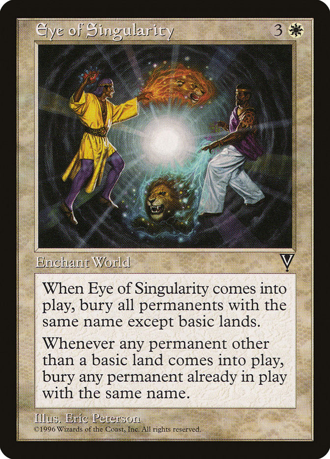 Eye of Singularity [Visions] | Card Merchant Takapuna