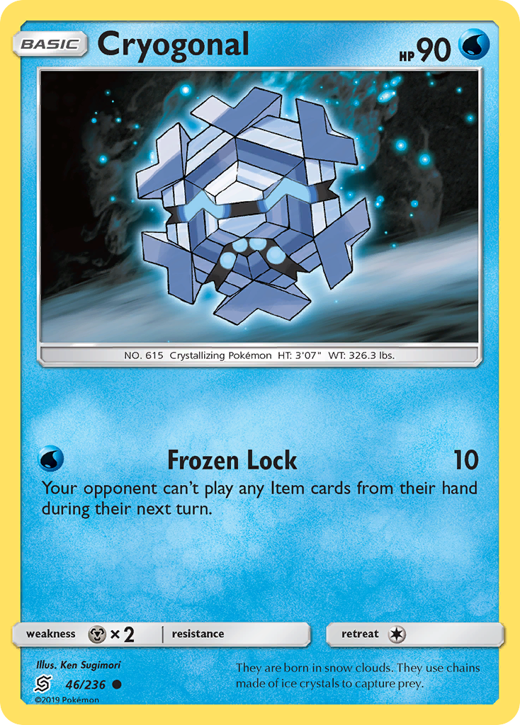 Cryogonal (46/236) [Sun & Moon: Unified Minds] | Card Merchant Takapuna