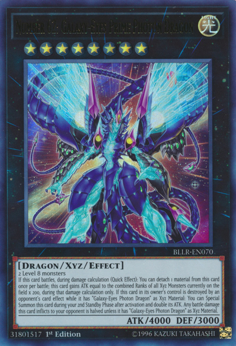 Number 62: Galaxy-Eyes Prime Photon Dragon [BLLR-EN070] Ultra Rare | Card Merchant Takapuna